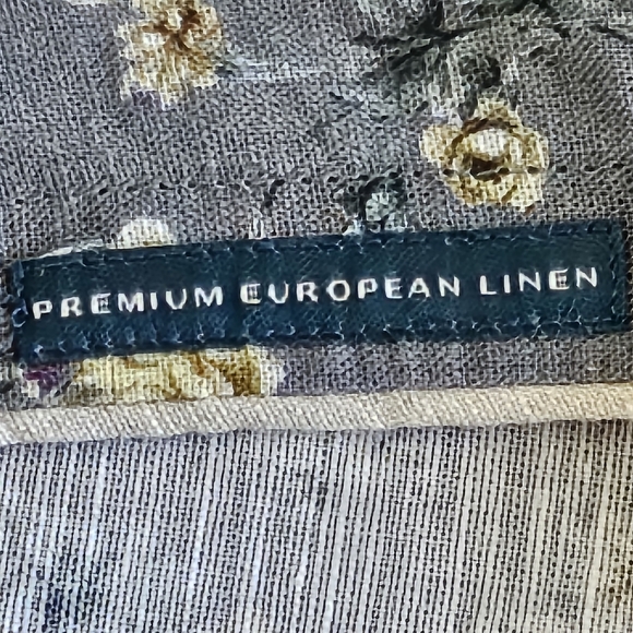 NWOT Linen Club Studio Floral Button Down Short Sleeve Shirt  - Size XL - Picture 8 of 10